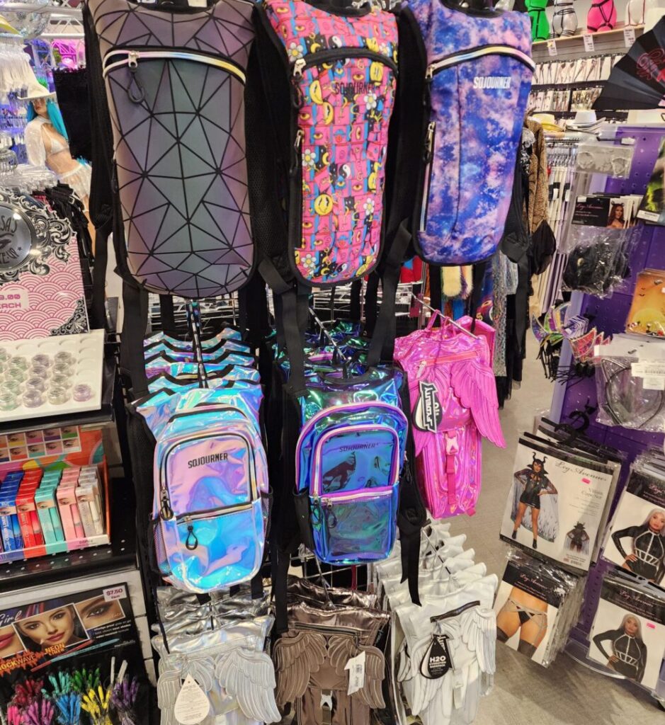 Festival Hydropacks. Water backpacks to keep you hydrated at festivals or any activity, right here in Salt Lake City Utah.